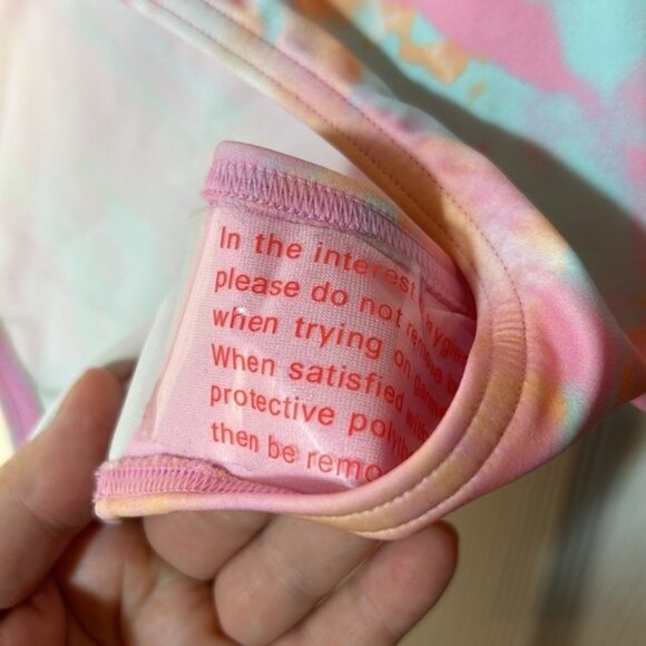 Adidas Tie Dye Swim Bottom Large NWT - Picture 3 of 4